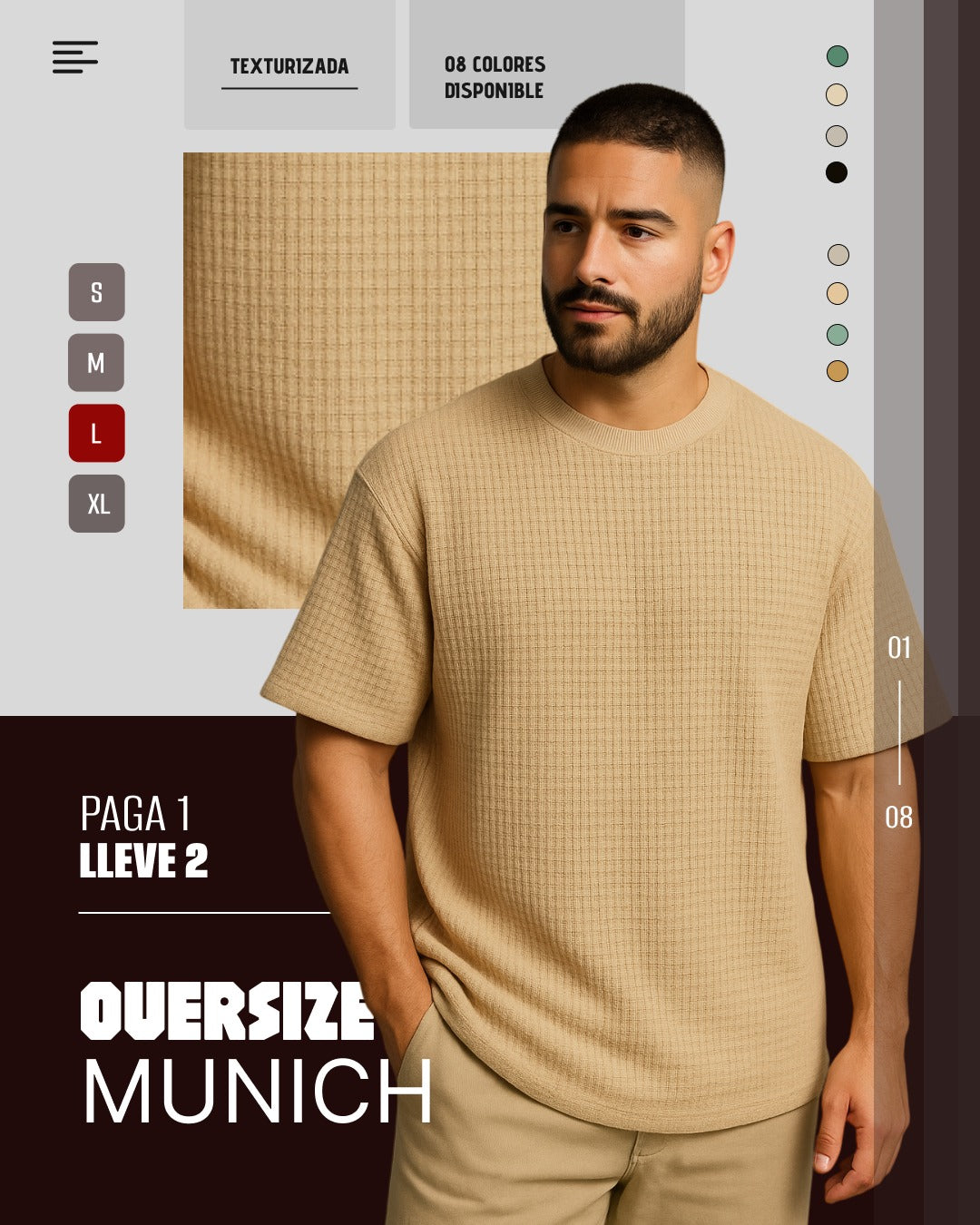 Oversize Texturizada Munich